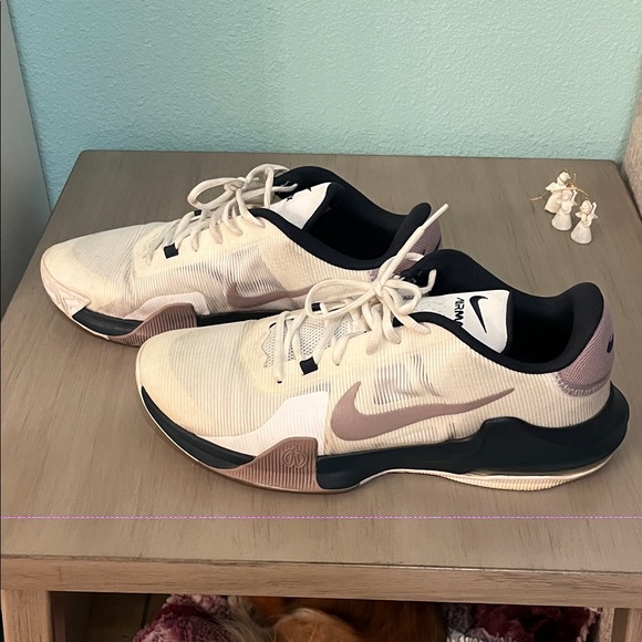 Nike Cream and Blue air max impact 4
